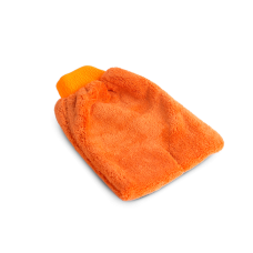 Оранжевая рукавица из микрофазера
